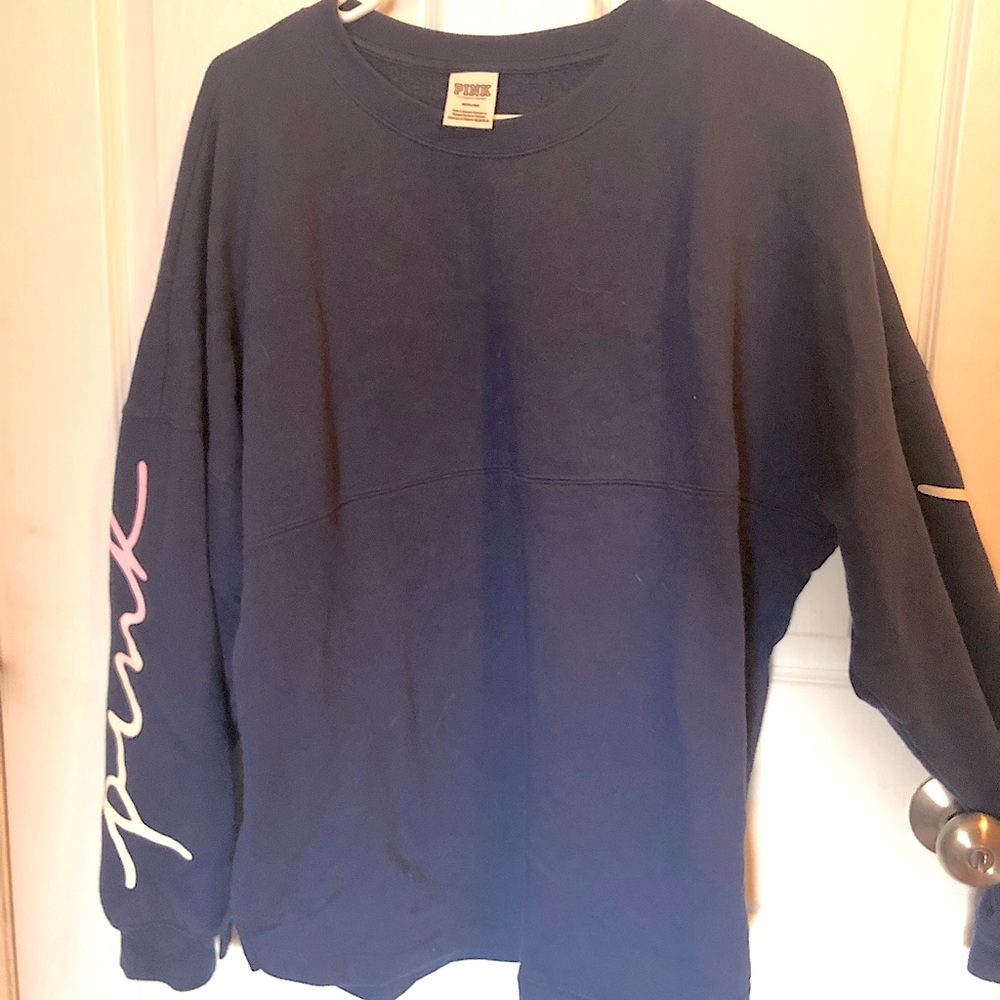 VS PINK navy shorts sweat set